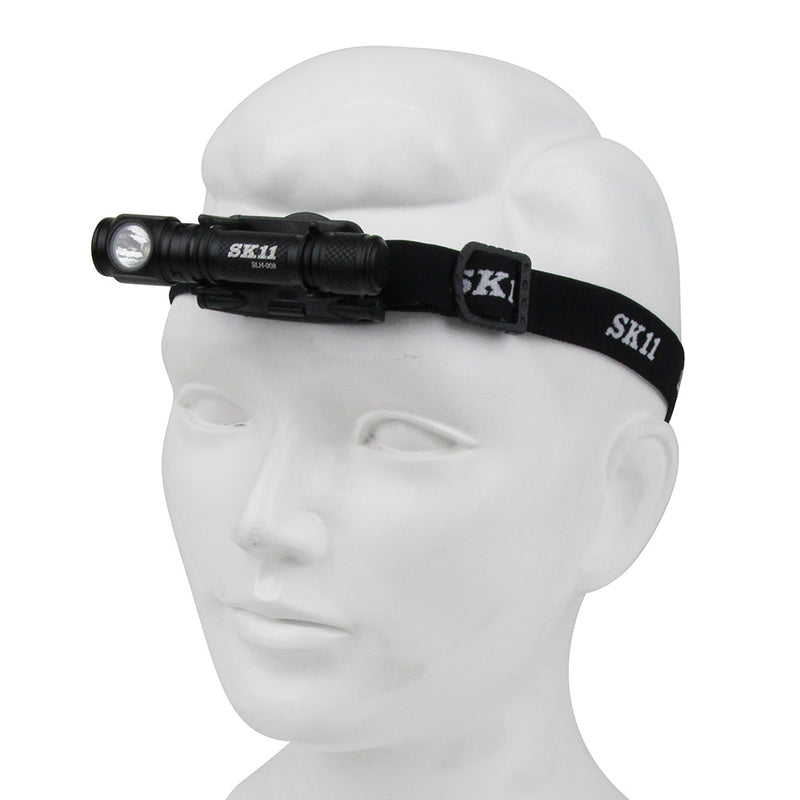 乾電池式LEDヘッドライト SLH-008 メーカー直送 ▼返品・キャンセル不可【他商品との同時購入不可】