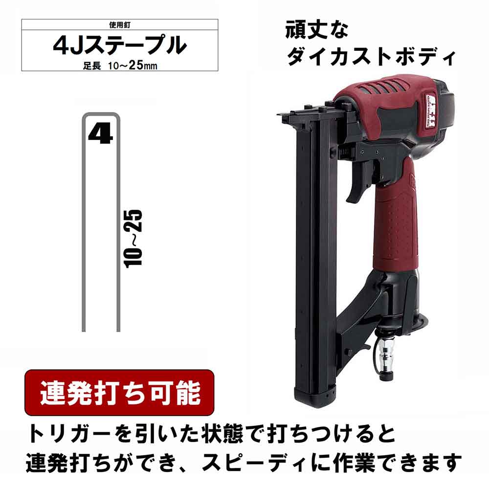 エアタッカー T425 SA-T425-Z1 【直送品】 返品・キャンセル・他商品と