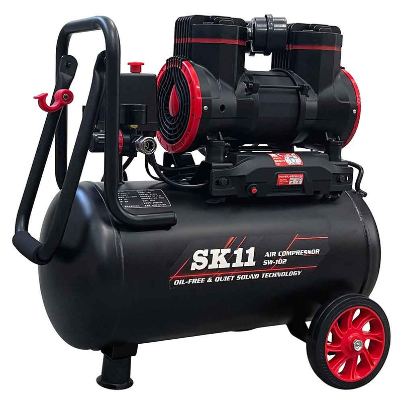 エアコンプレッサSW-102 SW-L20MPF-01 メーカー直送 ▼返品・キャンセル不可【他商品との同時購入不可】
