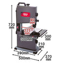 木工用バンドソー SWB-300W メーカー直送 ▼返品・キャンセル不可【他商品との同時購入不可】