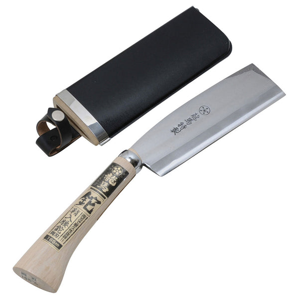 鞘入腰鉈 双刃 165MM メーカー直送 ▼返品・キャンセル不可【他商品との同時購入不可】