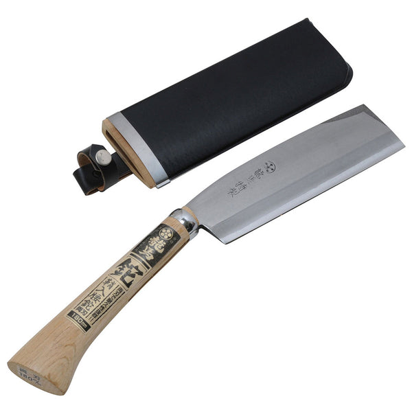 鞘入腰鉈 双刃 180MM メーカー直送 ▼返品・キャンセル不可【他商品との同時購入不可】