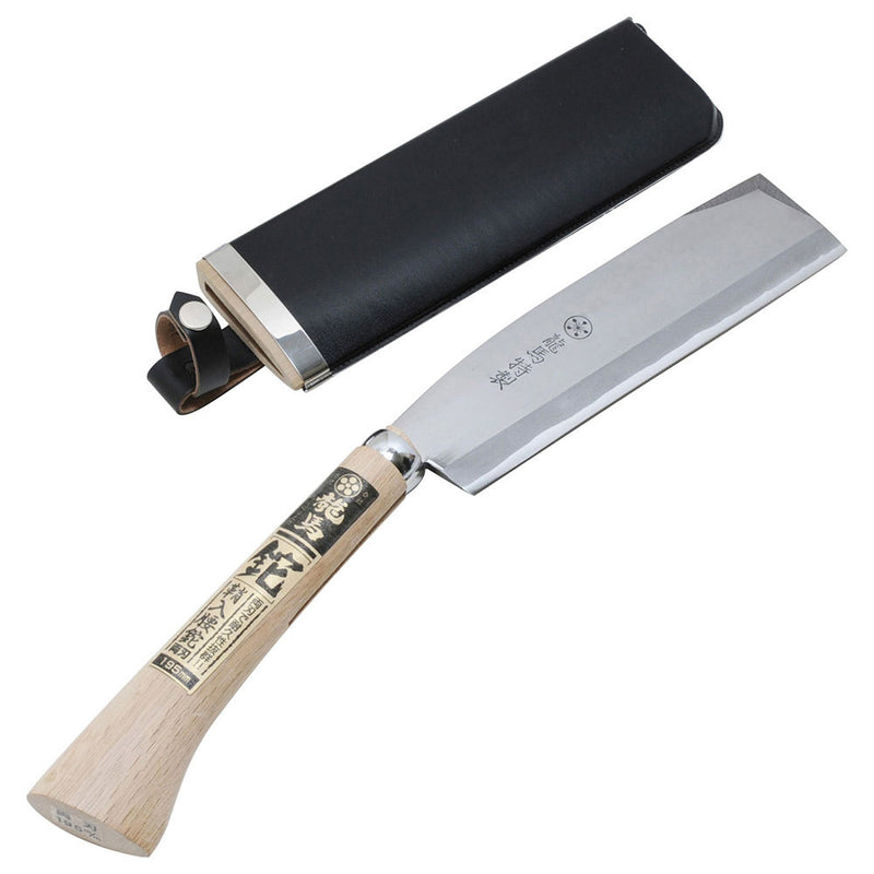 鞘入腰鉈 双刃 195MM メーカー直送 ▼返品・キャンセル不可【他商品との同時購入不可】