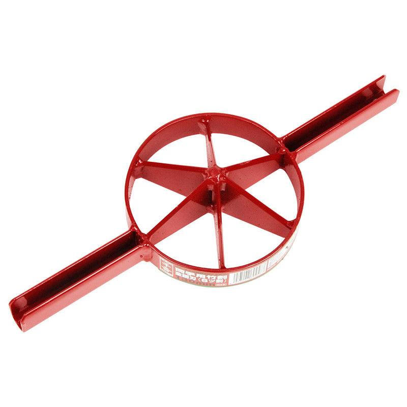 両手用竹割 全鋼刃 6割 130mm メーカー直送 ▼返品・キャンセル不可【他商品との同時購入不可】