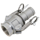 ワンタッチカップリングアルミ 32MM メーカー直送 ▼返品・キャンセル不可【他商品との同時購入不可】