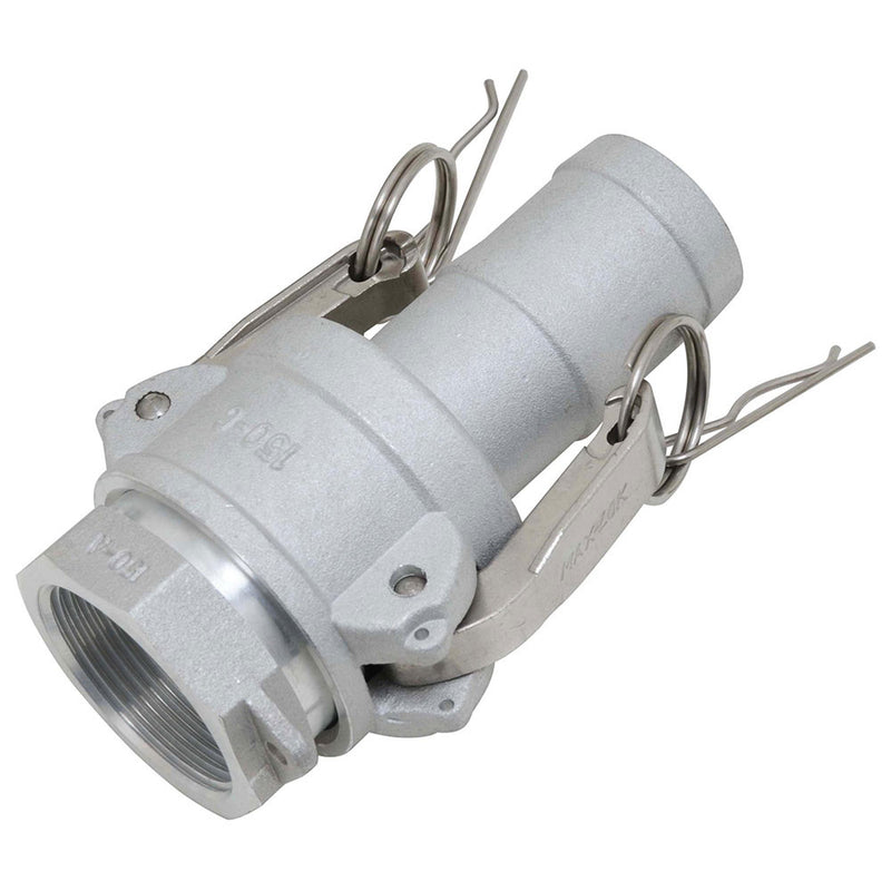 ワンタッチカップリングアルミ 38MM メーカー直送 ▼返品・キャンセル不可【他商品との同時購入不可】