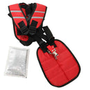 多機能防振肩掛けバンド KB-54レッド メーカー直送 ▼返品・キャンセル不可【他商品との同時購入不可】