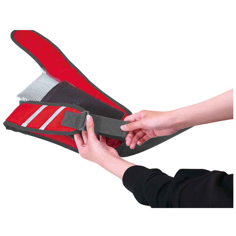 多機能防振肩掛けバンド KB-54レッド メーカー直送 ▼返品・キャンセル不可【他商品との同時購入不可】