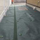 高密度不織布防草シート 無緑 1X10M 【直送品】 返品・キャンセル・他商品と同時購入は不可