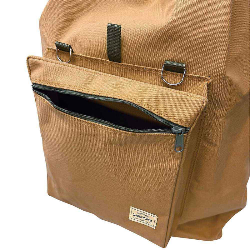 収穫レジャーリュック brown メーカー直送 ▼返品・キャンセル不可【他商品との同時購入不可】