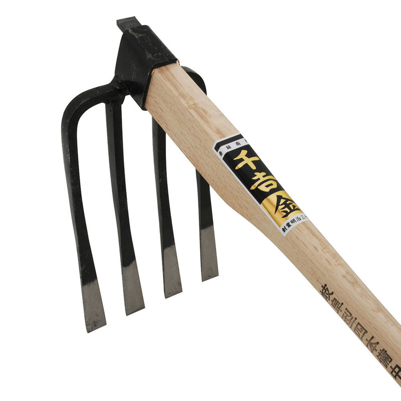 岐阜型四本備中鍬 メーカー直送 ▼返品・キャンセル不可【他商品との同時購入不可】