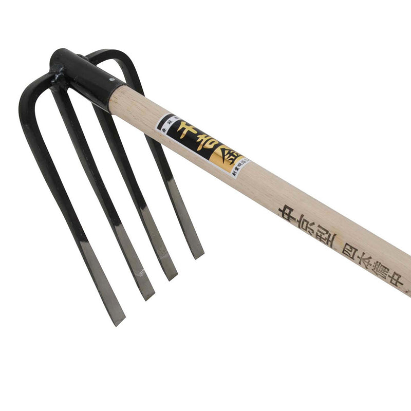 中京型四本備中鍬 3.5尺 メーカー直送 ▼返品・キャンセル不可【他商品との同時購入不可】