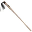 三河型四本備中鍬 3.5尺 メーカー直送 ▼返品・キャンセル不可【他商品との同時購入不可】