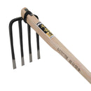 三河型四本備中鍬 3.5尺 メーカー直送 ▼返品・キャンセル不可【他商品との同時購入不可】