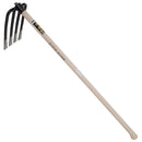 南濃型四本備中鍬 半バチ 3.5尺 メーカー直送 ▼返品・キャンセル不可【他商品との同時購入不可】