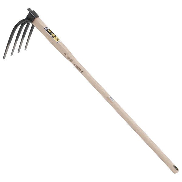 大和型四本備中鍬 1050MM メーカー直送 ▼返品・キャンセル不可【他商品との同時購入不可】