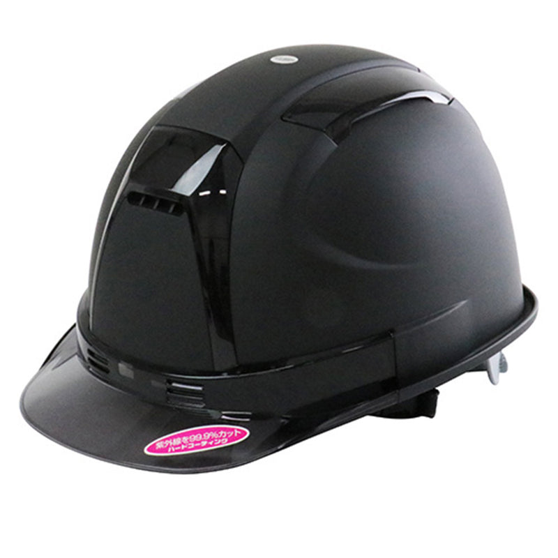 マット塗装ヘルメット黒 NO.390F-OT-SS メーカー直送 ▼返品・キャンセル不可【他商品との同時購入不可】