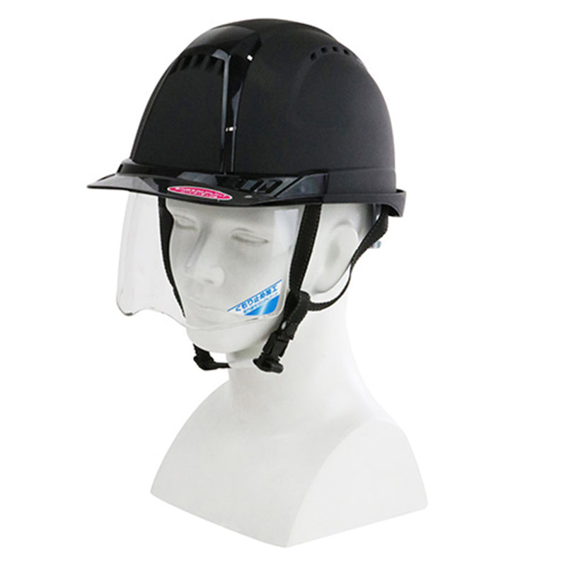 マット塗装ヘルメット黒 NO.391F-S-C メーカー直送 ▼返品・キャンセル不可【他商品との同時購入不可】