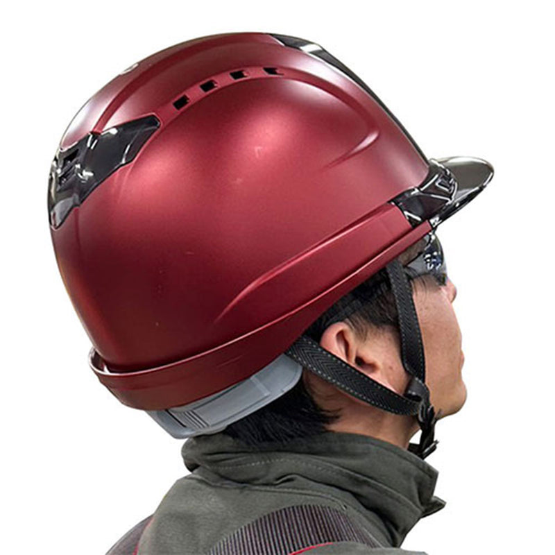 メタリックマットヘルメット NO.391FSMMRD メーカー直送 ▼返品・キャンセル不可【他商品との同時購入不可】