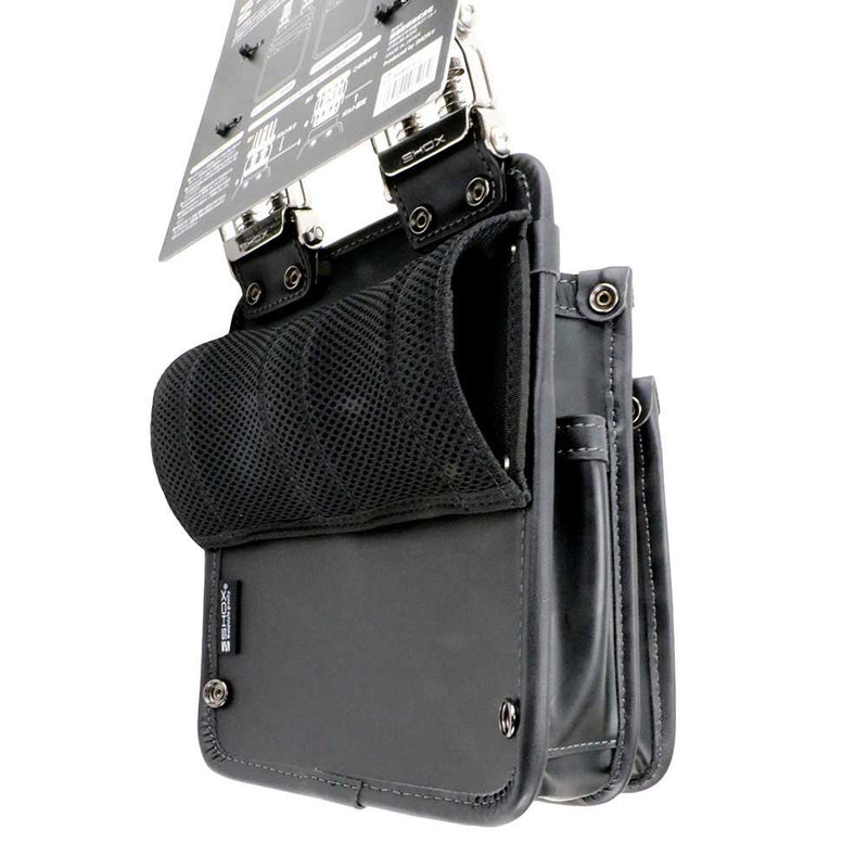 薄型腰袋2段 M SHX-17 メーカー直送 ▼返品・キャンセル不可【他商品との同時購入不可】