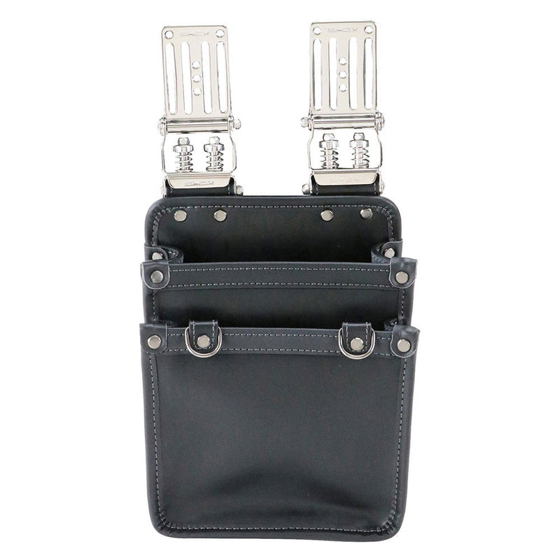 薄型腰袋2段 M SHX-17 メーカー直送 ▼返品・キャンセル不可【他商品との同時購入不可】