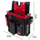 紅 仮枠釘袋 SKC2-6RD 【直送品】 返品・キャンセル・他商品と同時購入は不可