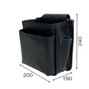 本革腰袋2段 DVC-KZ24 メーカー直送 ▼返品・キャンセル不可【他商品との同時購入不可】