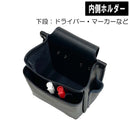 本革腰袋2段 DVC-KZ24 メーカー直送 ▼返品・キャンセル不可【他商品との同時購入不可】