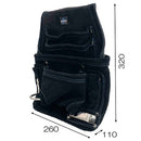 スエード腰釘袋3段 DVC-KZ27 メーカー直送 ▼返品・キャンセル不可【他商品との同時購入不可】