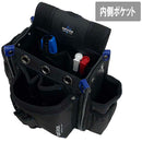 腰袋2段 サイドポケット付き DVC-KZ14 メーカー直送 ▼返品・キャンセル不可【他商品との同時購入不可】