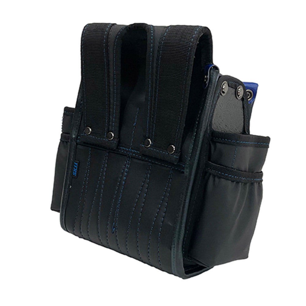 腰袋2段 サイドポケット付き DVC-KZ14 【直送品】 返品・キャンセル