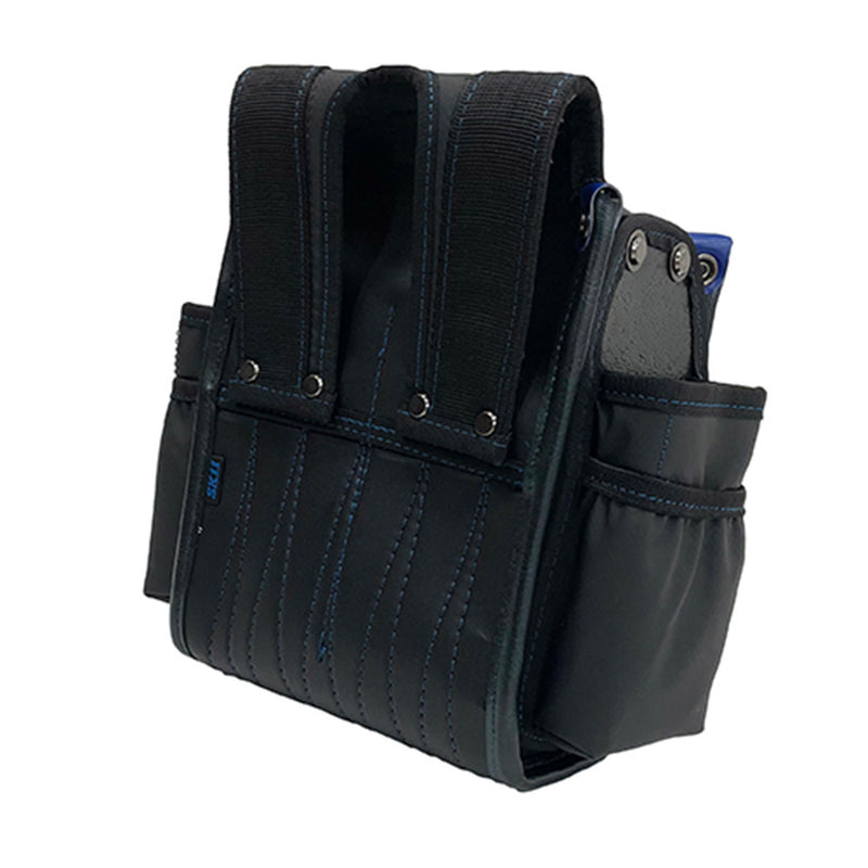 腰袋2段 サイドポケット付き DVC-KZ14 メーカー直送 ▼返品・キャンセル不可【他商品との同時購入不可】