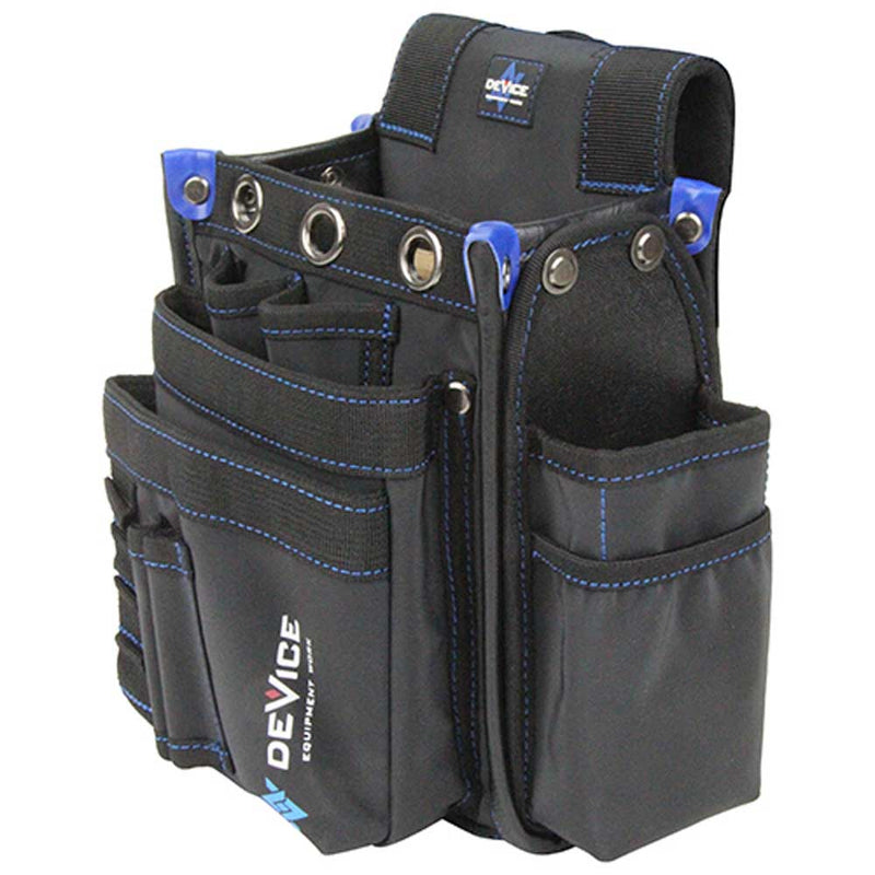 腰袋3段 サイドポケット付き DVC-KZ15 メーカー直送 ▼返品・キャンセル不可【他商品との同時購入不可】
