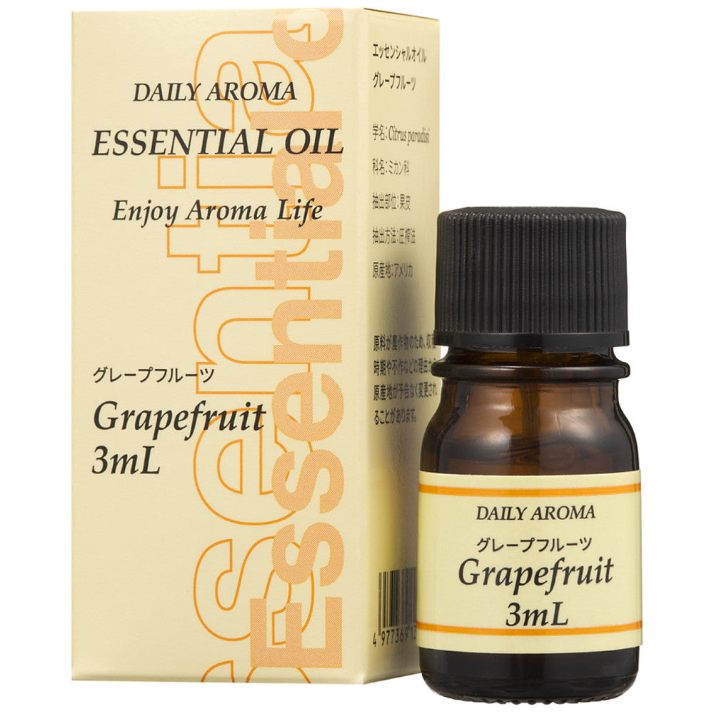 美健 プリヴェイル NEWエッセンシャルオイルミニ グレープフルーツ 3ml