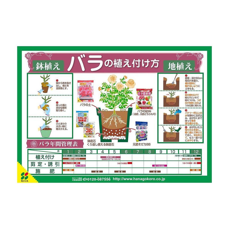 花ごころ　バラの肥料 500g