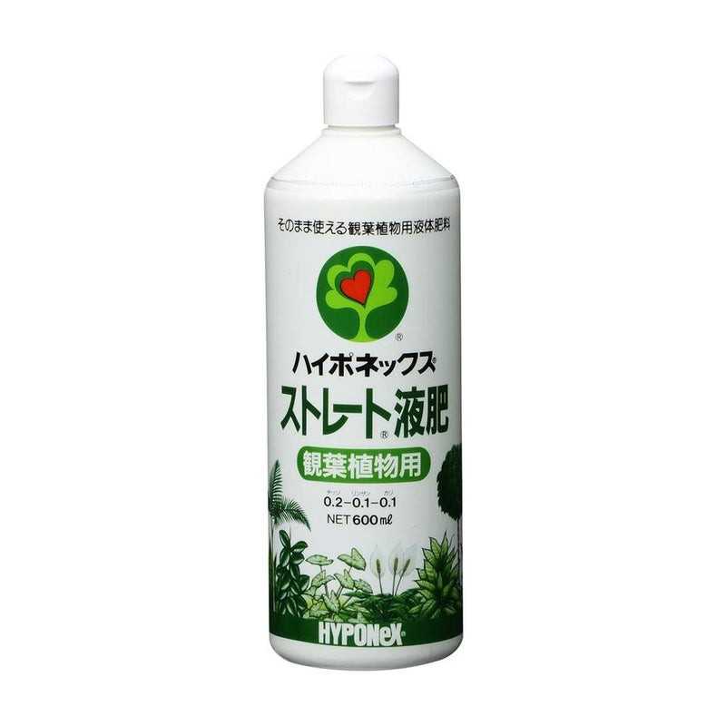 ハイポネックス ストレート液肥 観葉植物用 600ml