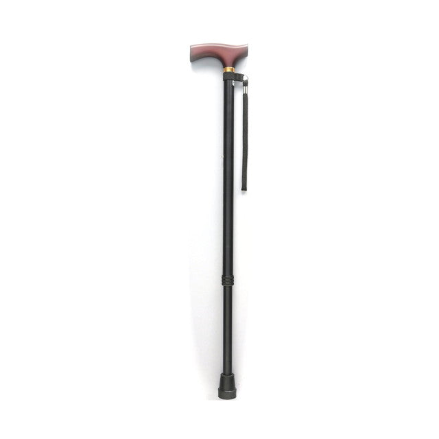 Fuji Home Basic 伸缩手杖（手杖）适用于 S 和 M 尺寸，黑色