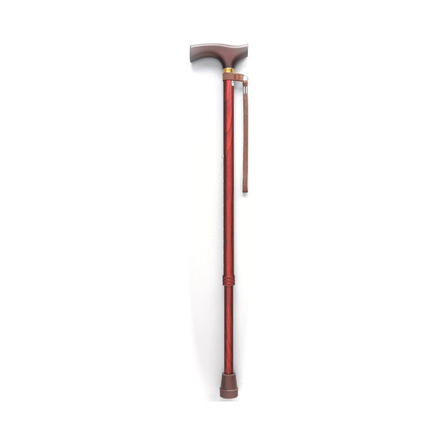 Fuji Home Basic Telescopic Cane (Cane) for S and M Sizes Wood Grain