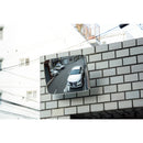 光 ガレージミラー角型400mm×300mmグレー メーカー直送 ▼返品・キャンセル不可【他商品との同時購入不可】