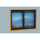 光 簡易内窓フレームレールセット 中窓用 ブラウン メーカー直送 ▼返品・キャンセル不可【他商品との同時購入不可】