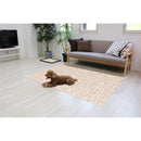 ペット用防滑消臭マット 英字 ベージュ LL メーカー直送▼返品・キャンセル不可【他商品との同時購入不可】