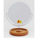 メリー 5倍拡大鏡付卓上鏡木製トレイ付