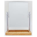 メリー 木製トレイ付卓上スタンドミラー