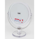 メリー 片面10倍拡大鏡付卓上ミラー