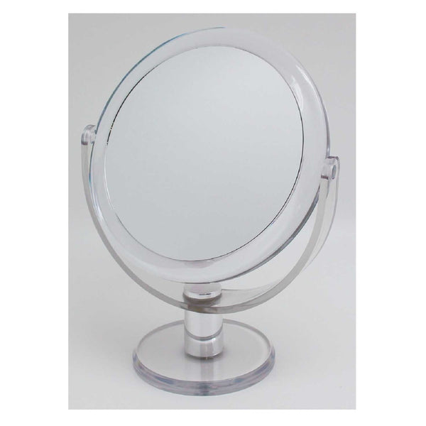 Merry table mirror with 10x magnification on one side