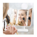 ヤマムラ LEDライト三面メイクアップミラー