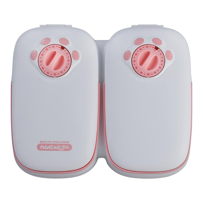 ペット自動給餌器 わんにゃんぐるめ CD-300 ピンク メーカー直送▼返品・キャンセル不可【他商品との同時購入不可】