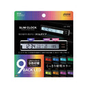 槌屋ヤック スリムクロック＆サーモ＋バッテリーチェッカー ZE80