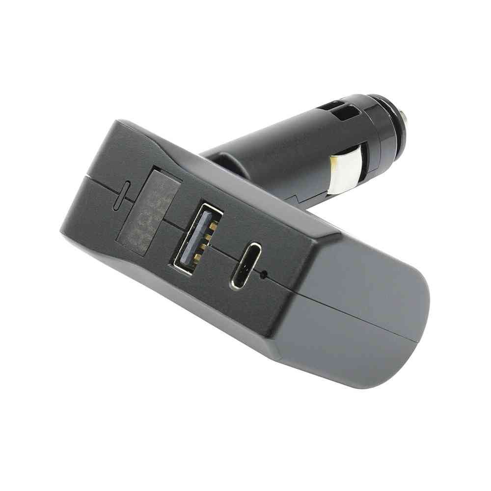 槌屋ヤック スリムポート USB＋Type－C＋バッテリーチェッカー ZE87