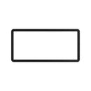 槌屋ヤック シリコーンナンバーフレーム ブラック PF347